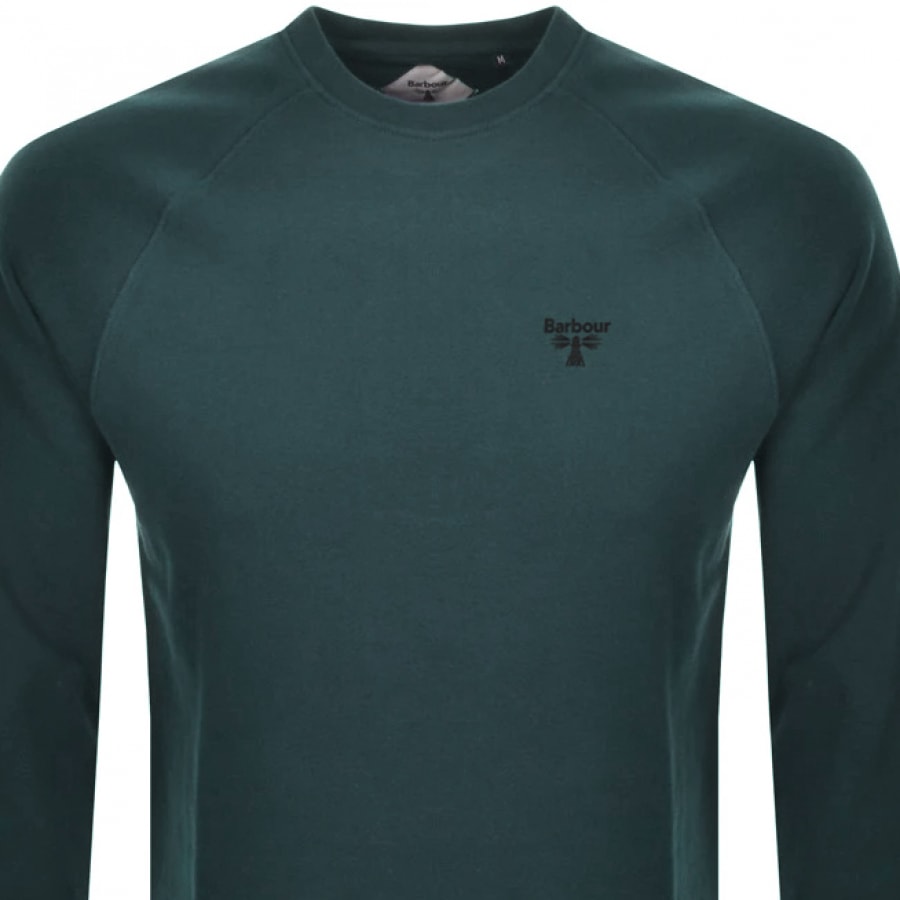 Alternative Image for ProductBarbour Beacon Crew Neck Sweatshirt Blue2